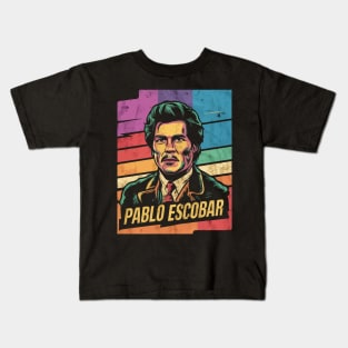 Pablo-Escobar-vintage Kids T-Shirt